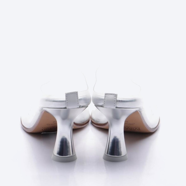 Image 3 of Heeled Sandals EUR 39 Transparent in color White | Vite EnVogue