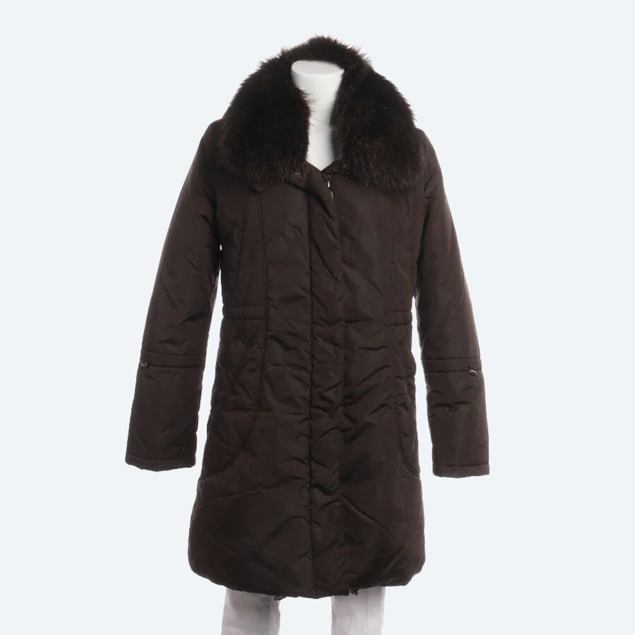 Image 1 of Winter Jacket 40 Dark Brown in color Brown | Vite EnVogue