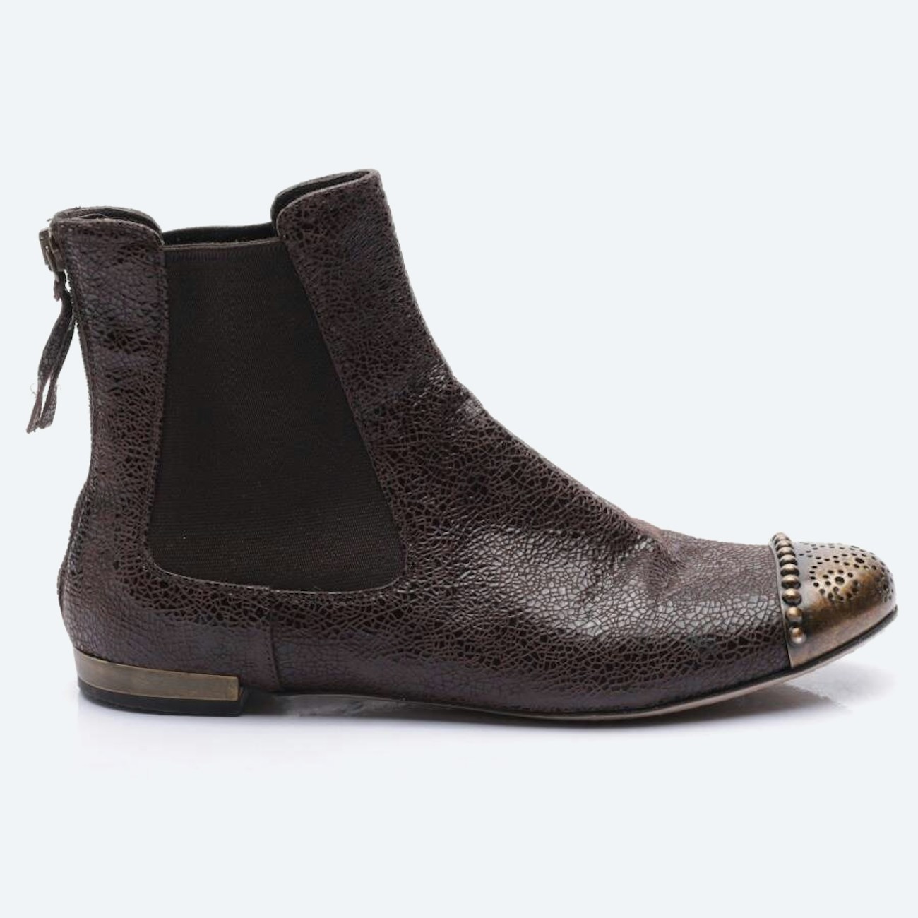 Image 1 of Ankle Boots EUR 35 Dark Brown in color Brown | Vite EnVogue