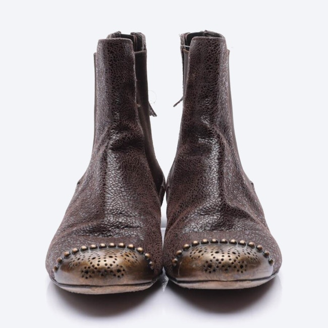 Image 2 of Ankle Boots EUR 35 Dark Brown in color Brown | Vite EnVogue