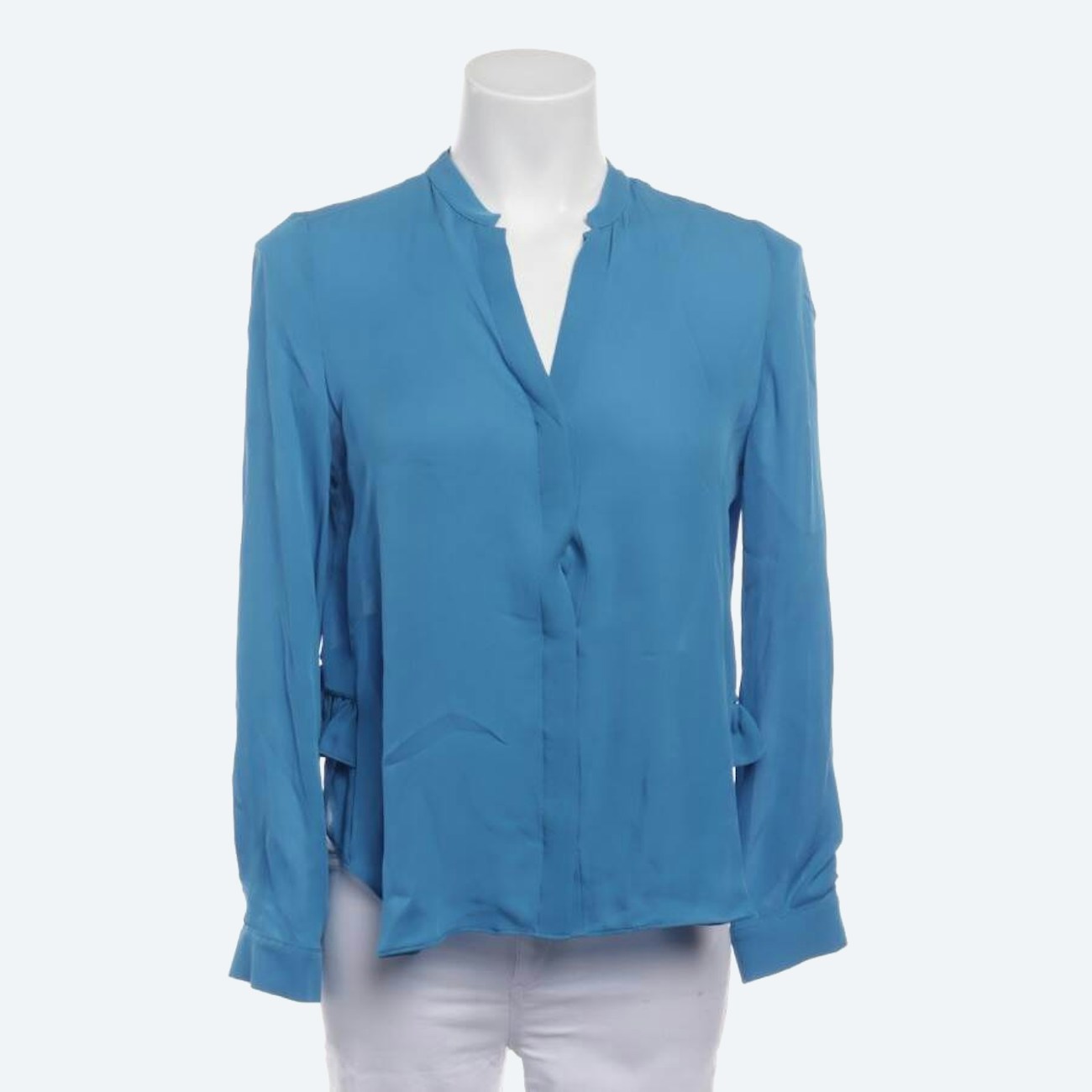 Image 1 of Silk Shirt 32 Blue in color Blue | Vite EnVogue