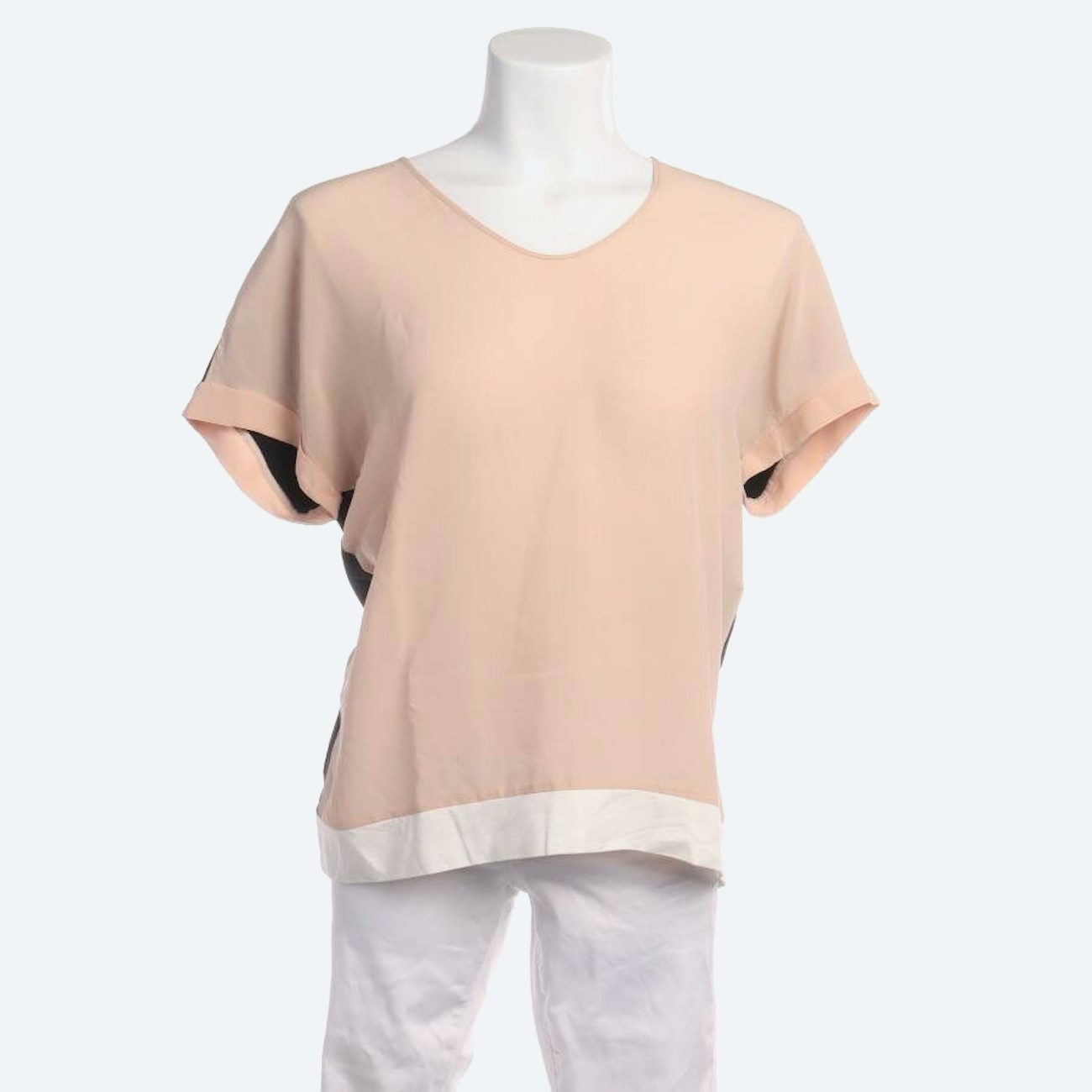 Image 1 of Silk Shirt 40 Peach in color Orange | Vite EnVogue