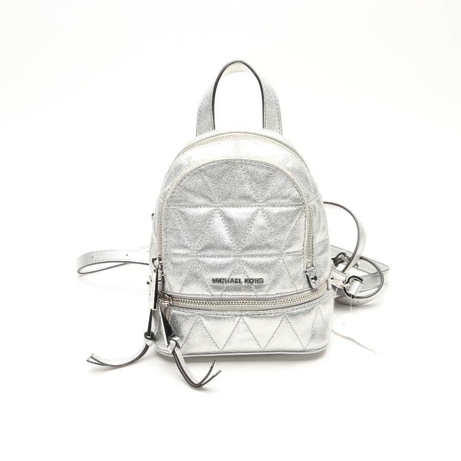 Image 1 of Backpack Silver in color Metallic | Vite EnVogue