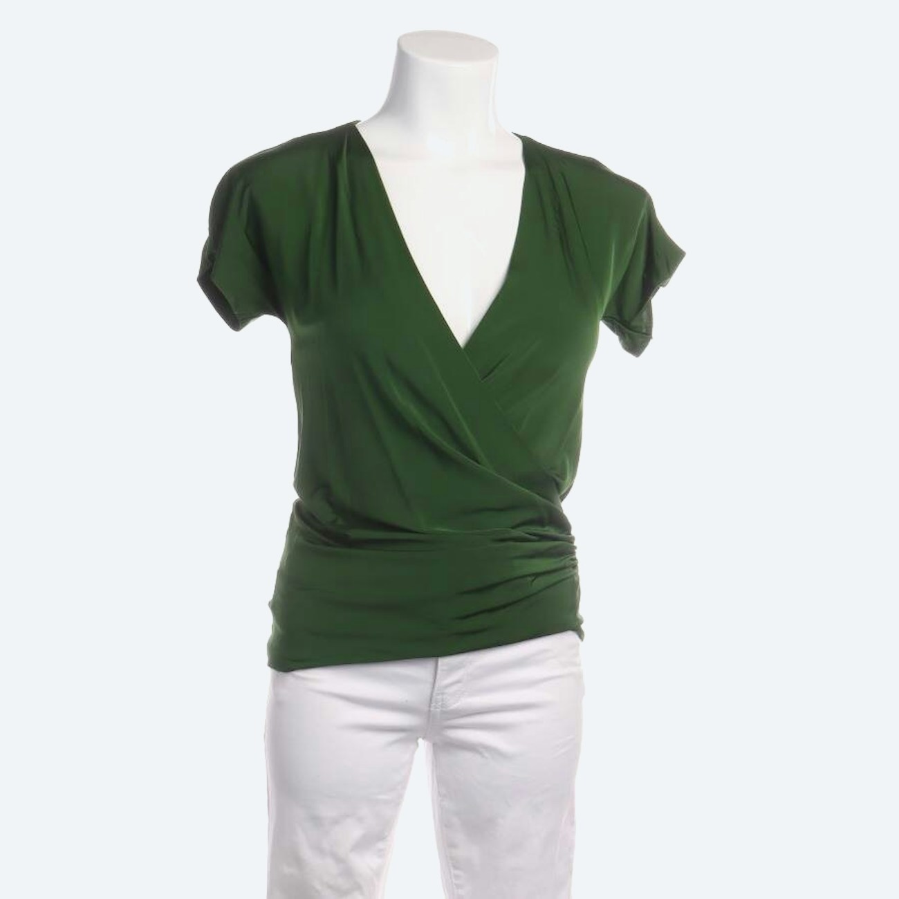 Image 1 of Shirt L Green in color Green | Vite EnVogue