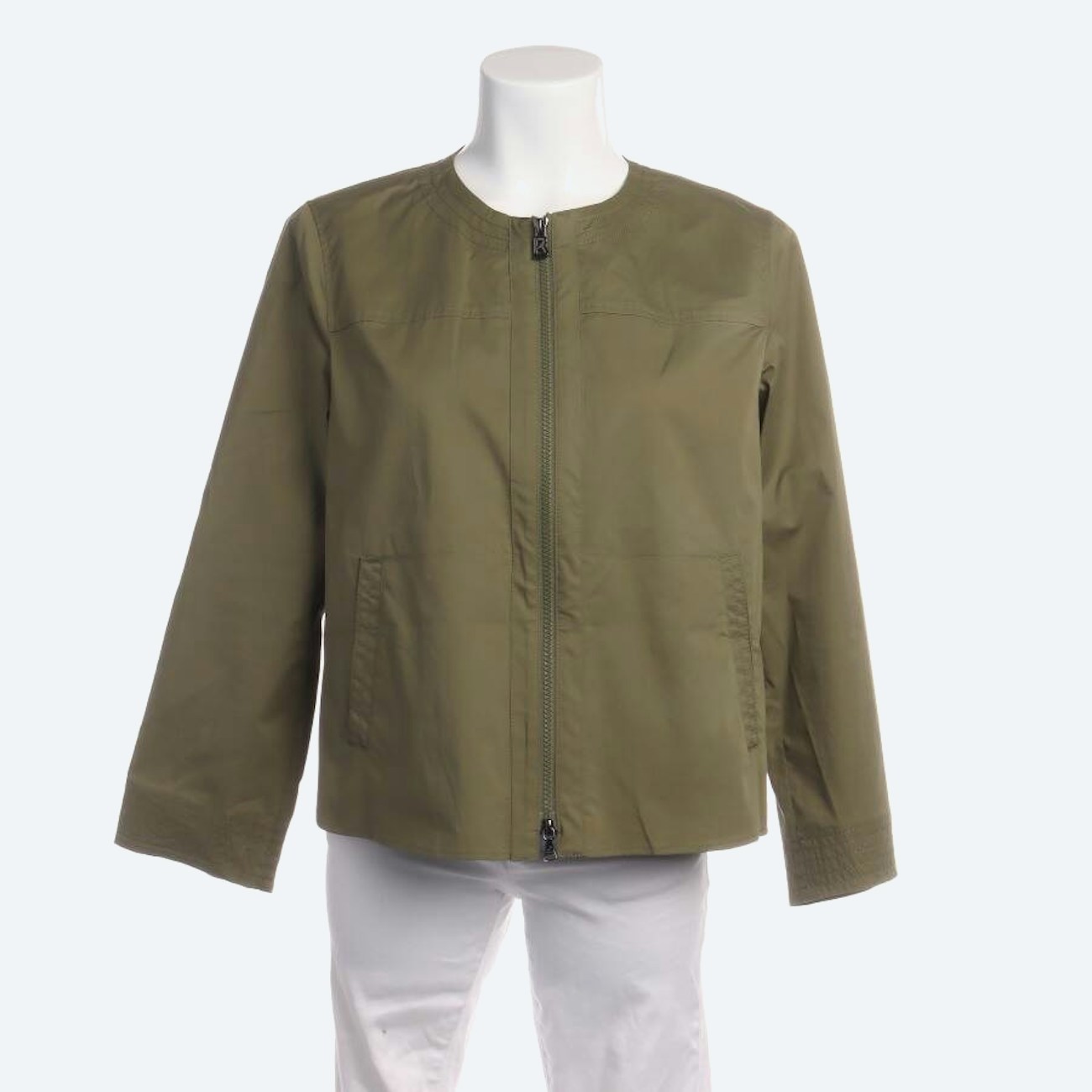 Image 1 of Summer Jacket M Olive Green in color Green | Vite EnVogue
