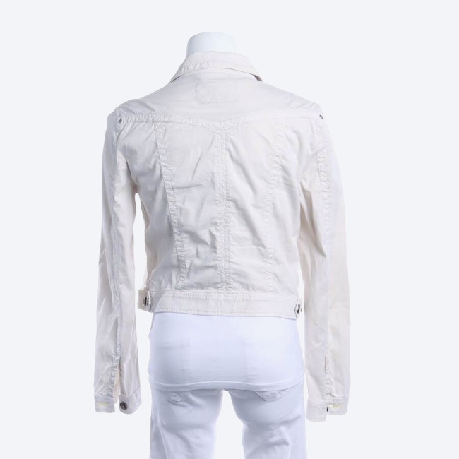 Image 2 of Jeans Jacket 38 Beige in color White | Vite EnVogue