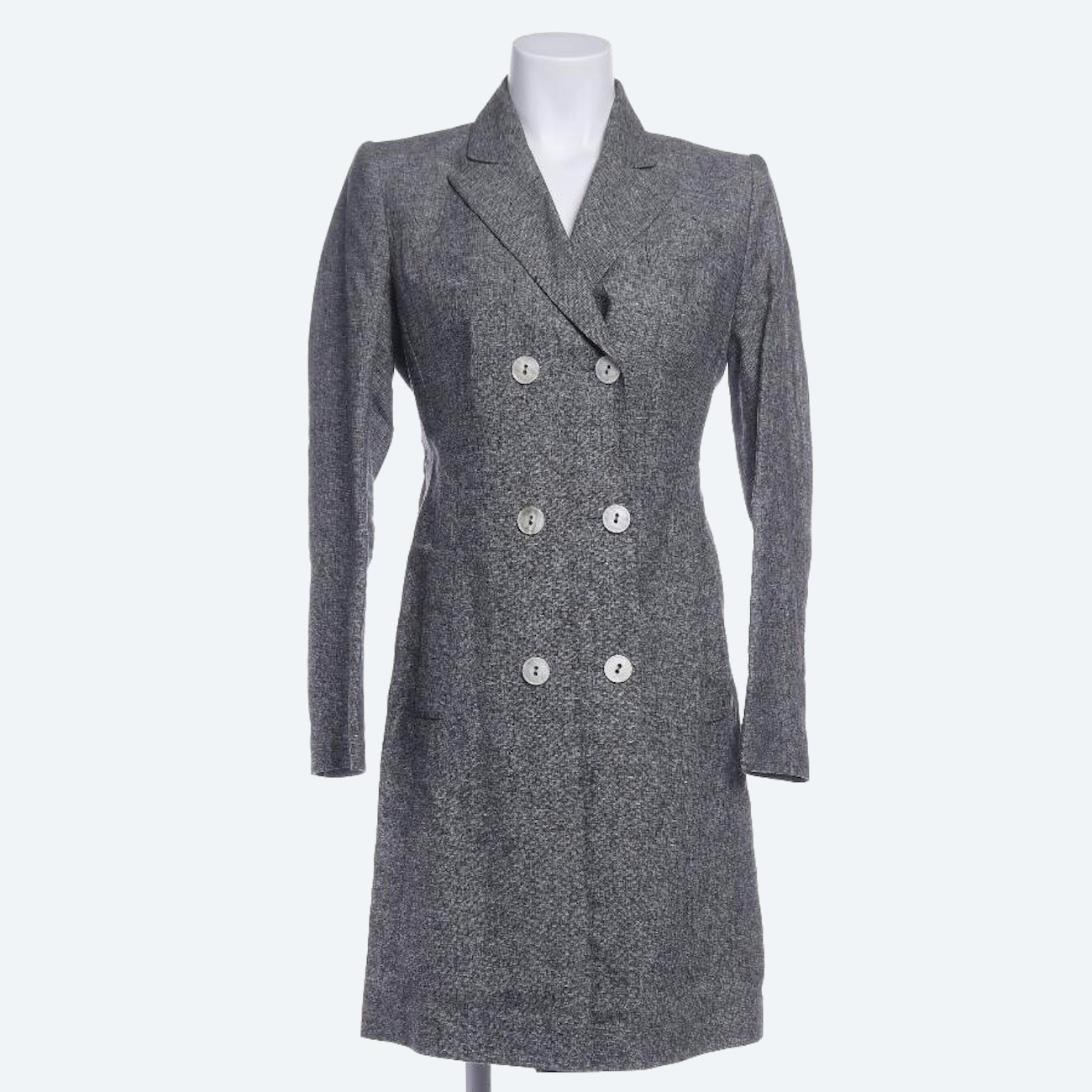 Image 1 of Summer Coat 36 Gray in color Gray | Vite EnVogue