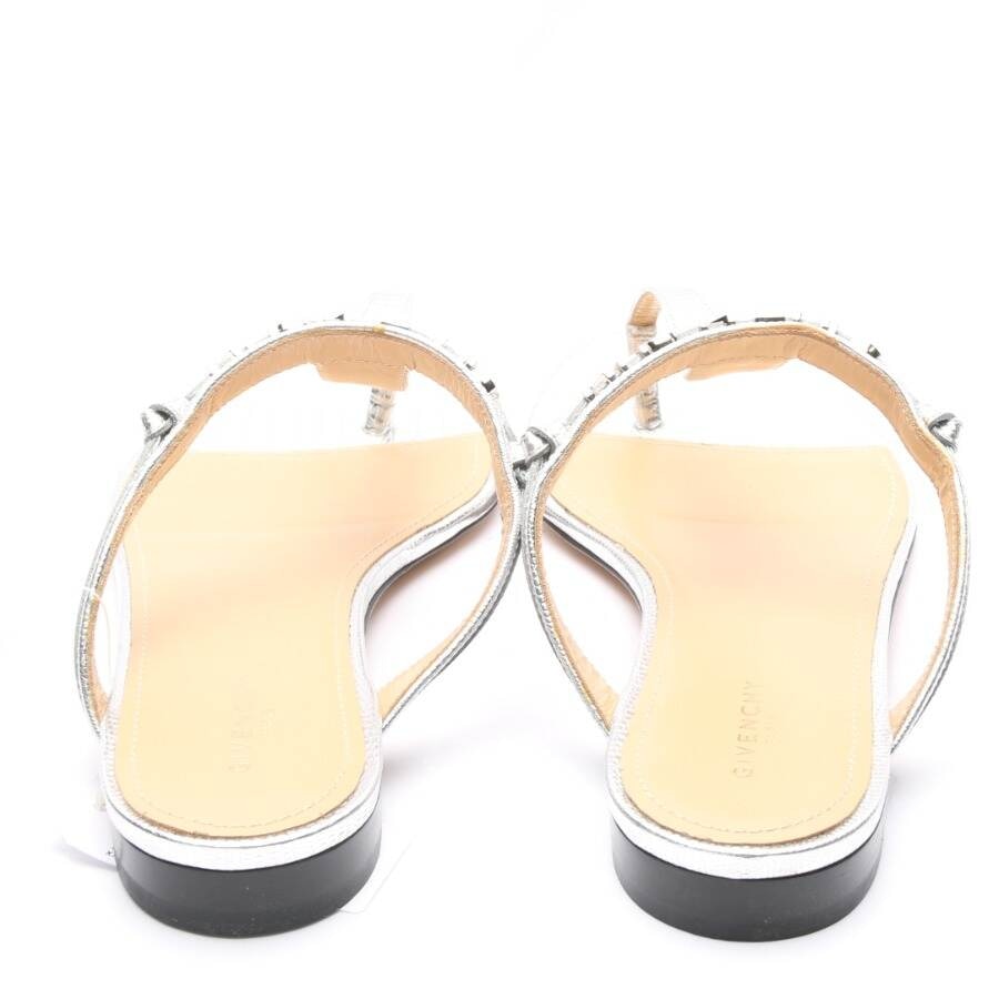 Image 3 of Sandals EUR 38.5 Silver in color Metallic | Vite EnVogue