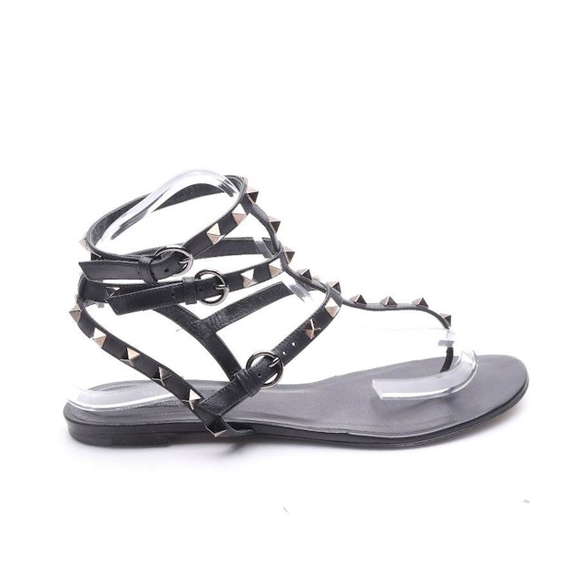 Image 1 of Rockstud Strappy Sandals EUR 40 Black | Vite EnVogue