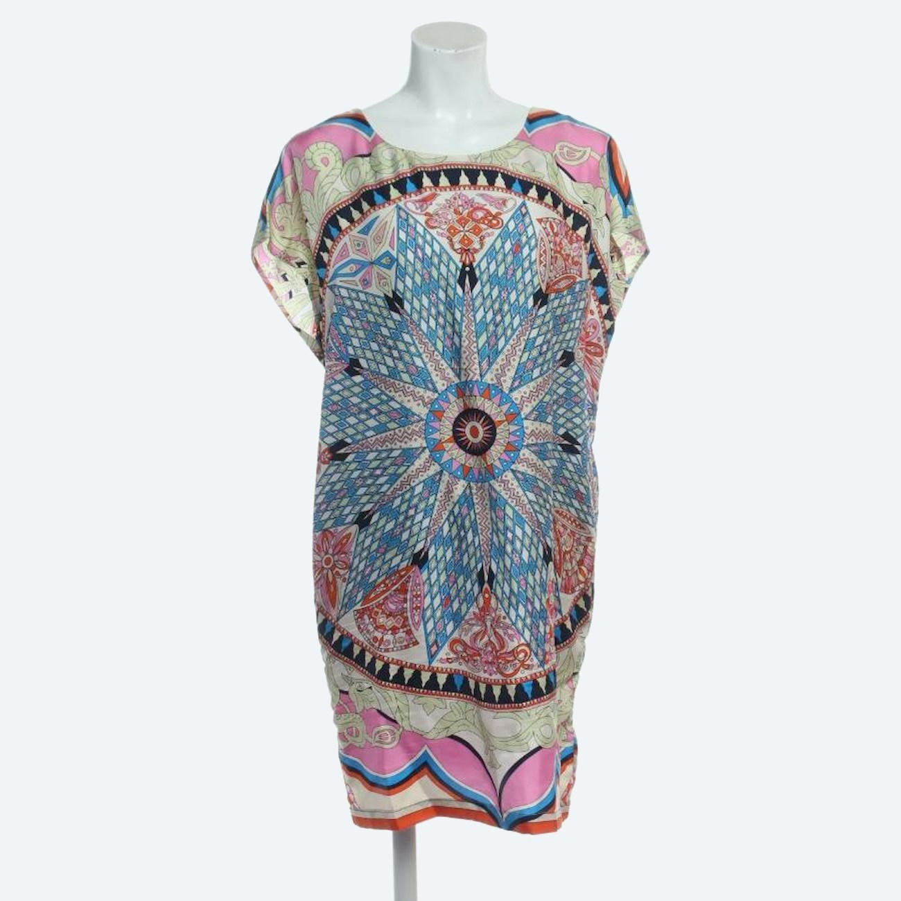 Image 1 of Silk Dress 40 Multicolored in color Multicolored | Vite EnVogue