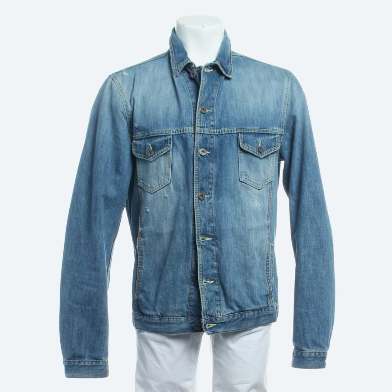 Image 1 of Jeans Jacket 2XL Blue in color Blue | Vite EnVogue