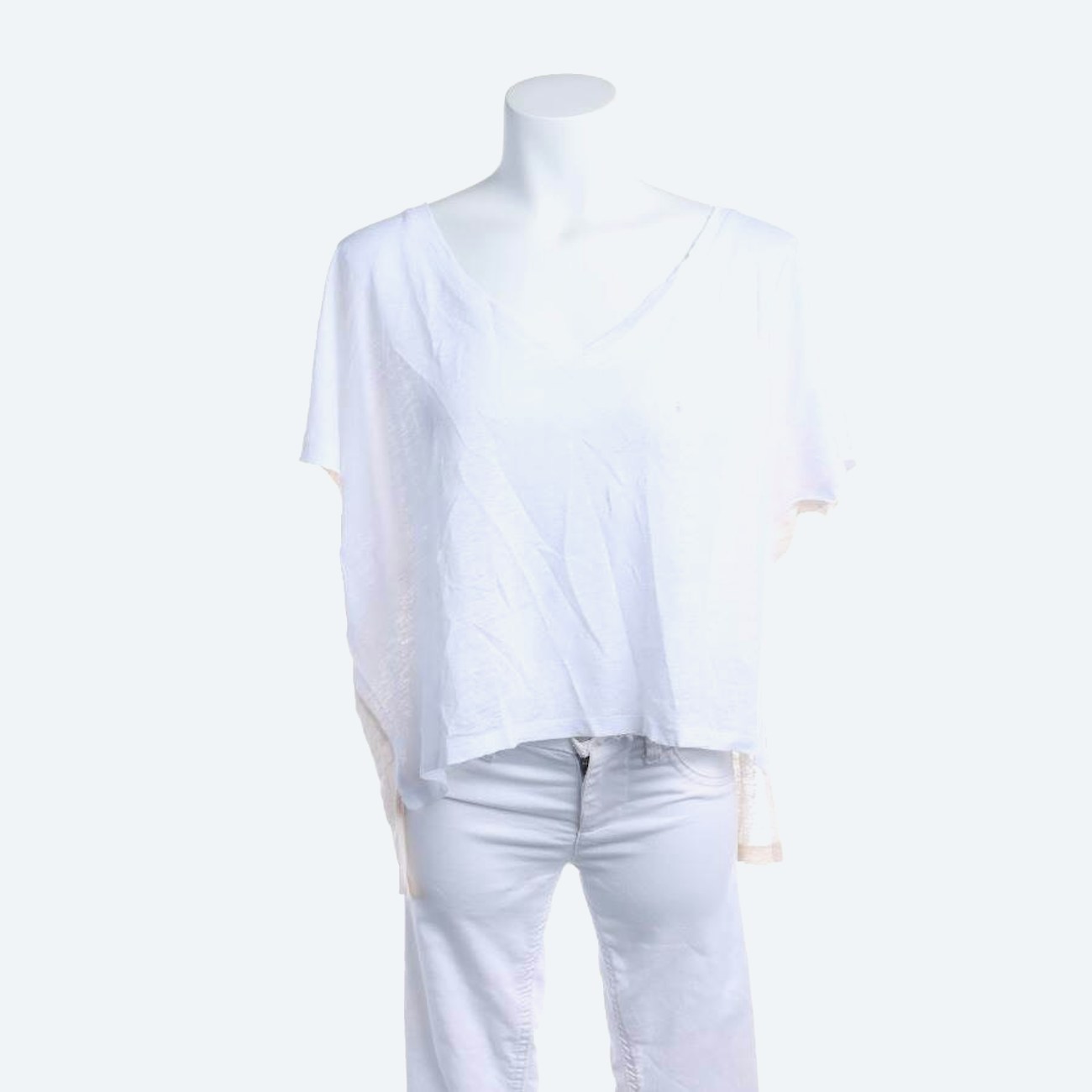 Image 1 of Linen Shirt L Beige in color White | Vite EnVogue