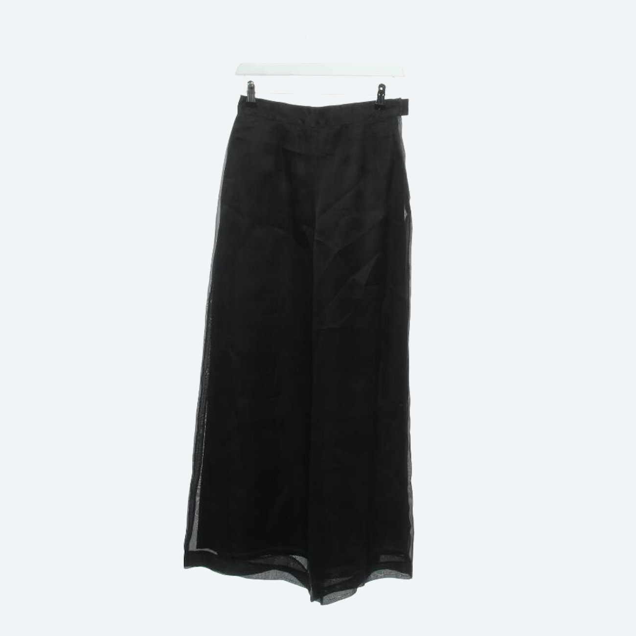Image 1 of Silk Pants 36 Black in color Black | Vite EnVogue