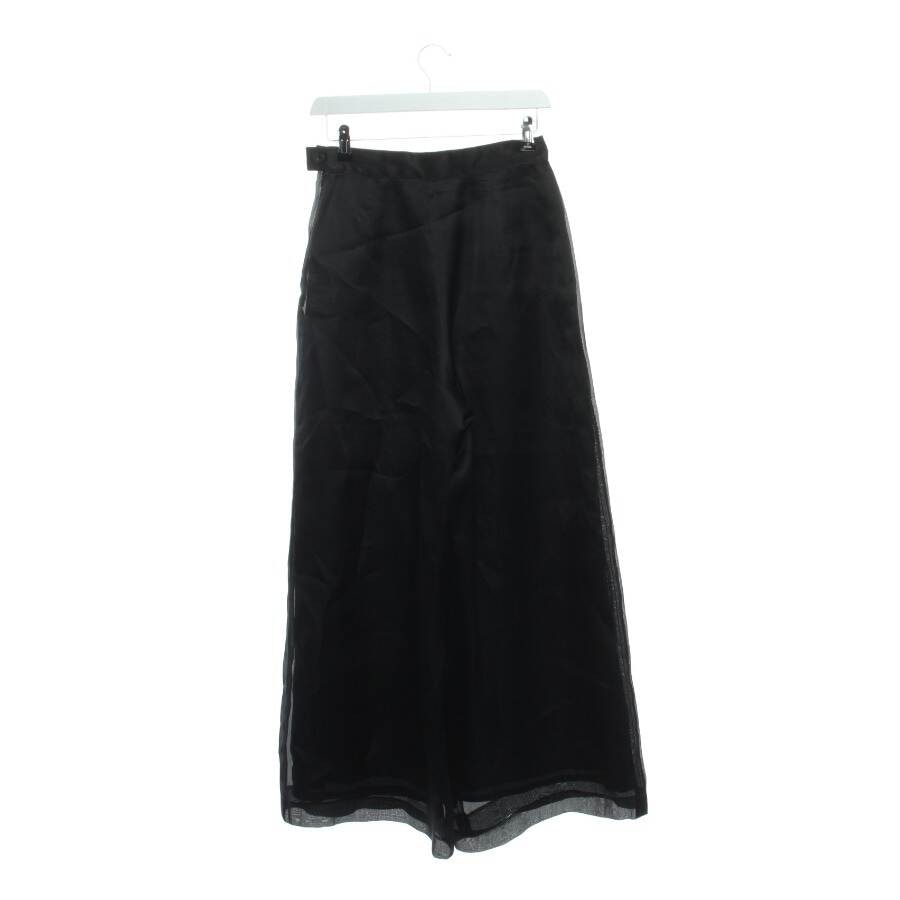 Image 2 of Silk Pants 36 Black in color Black | Vite EnVogue