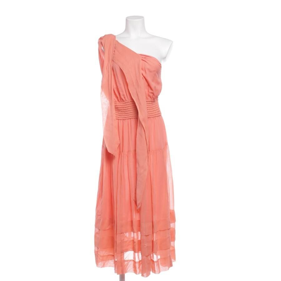 Image 1 of Silk Dress 38 Peach in color Orange | Vite EnVogue