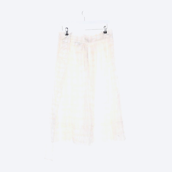Image 2 of Silk Skirt 40 Cream in color White | Vite EnVogue