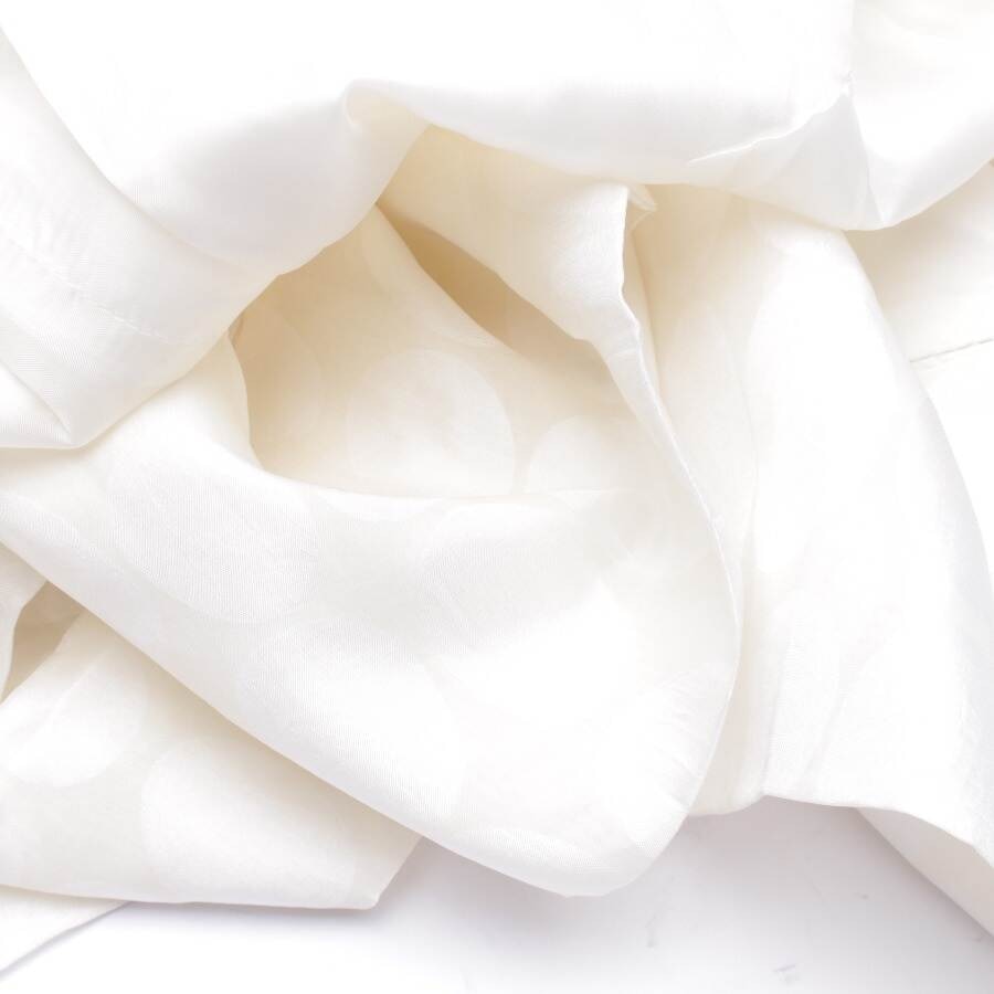 Image 3 of Silk Skirt 40 Cream in color White | Vite EnVogue