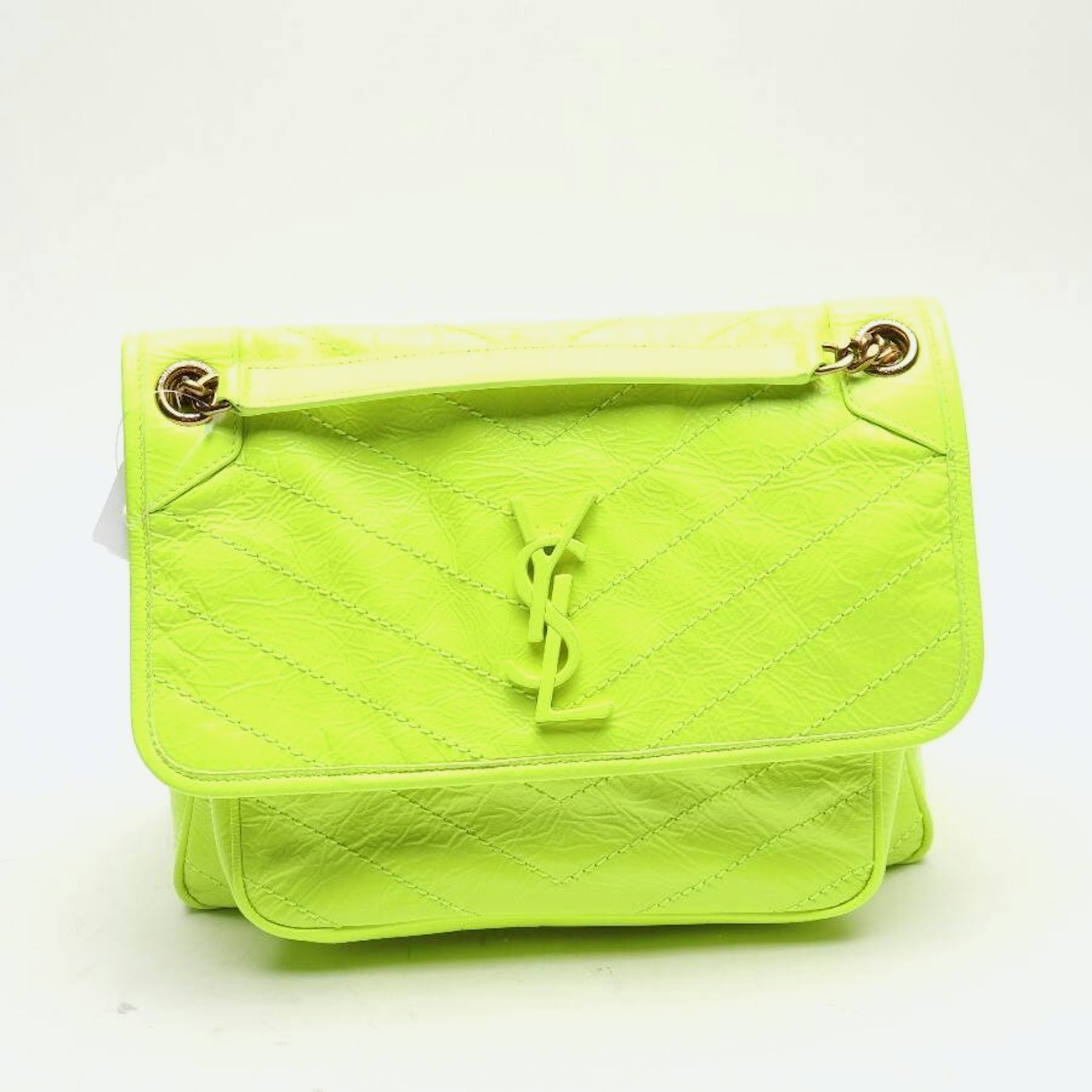 Image 1 of Niki medium Shoulder Bag Neon Yellow in color Neon | Vite EnVogue