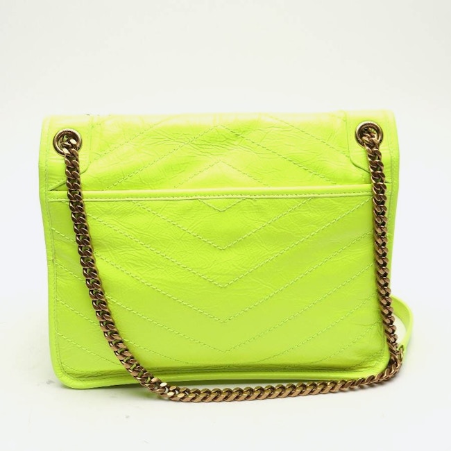 Image 2 of Niki medium Shoulder Bag Neon Yellow in color Neon | Vite EnVogue