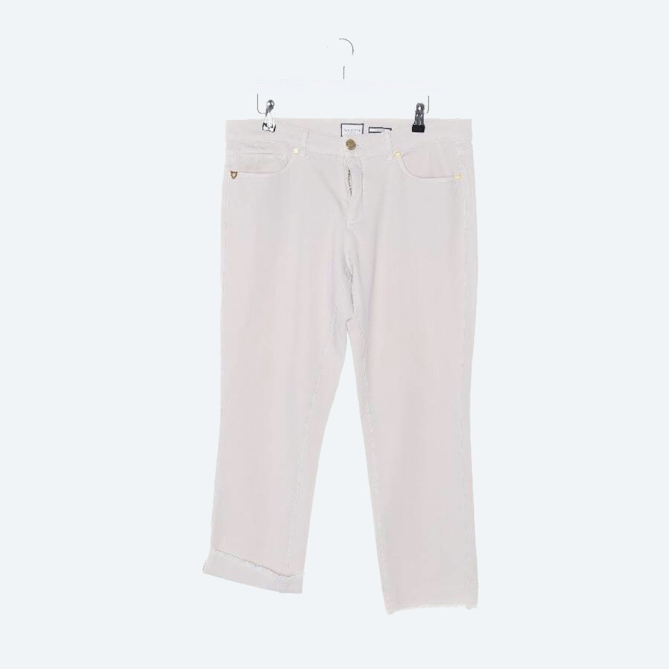 Bild 1 von Jeans Straight Fit 42 Beige in Farbe Weiß | Vite EnVogue