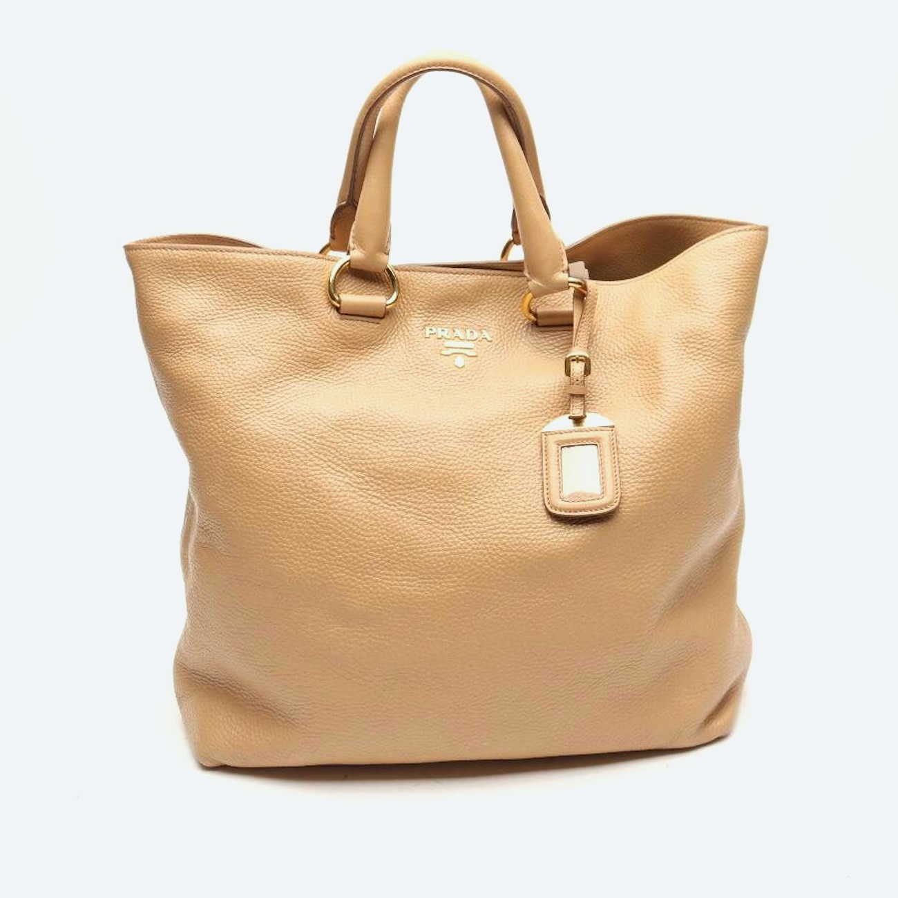 Image 1 of Vitello Phenix Handbag Light Brown in color Brown | Vite EnVogue