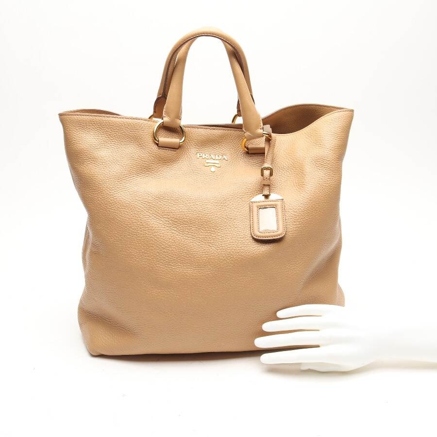 Image 3 of I have changed the condition is very good / @VKF please check... Handbag Light Brown in color Brown | Vite EnVogue