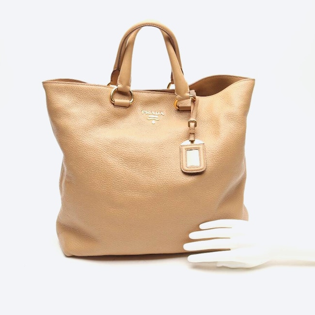Image 3 of Vitello Phenix Handbag Light Brown in color Brown | Vite EnVogue