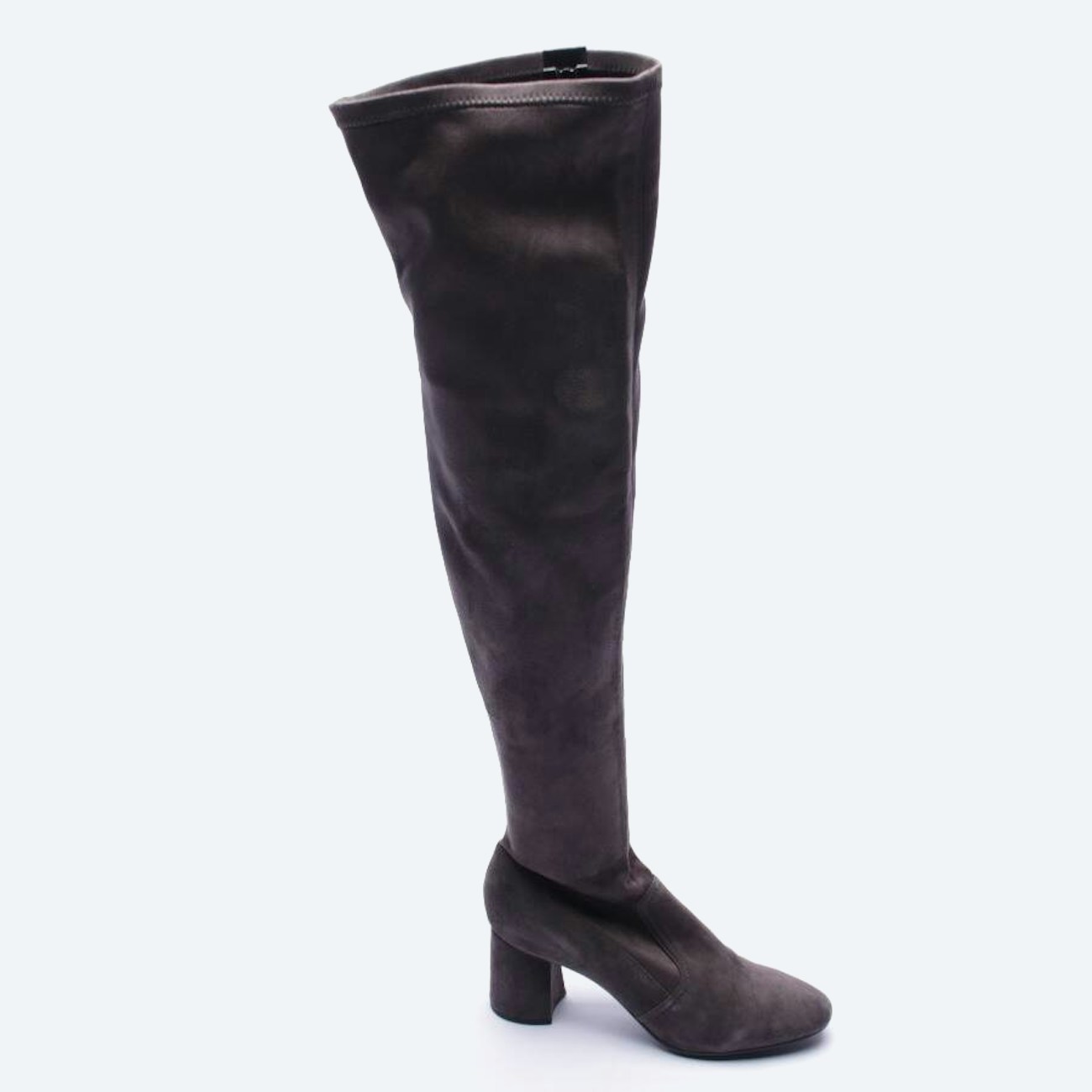 Image 1 of Overknee Boots EUR 40 Dark Gray in color Gray | Vite EnVogue