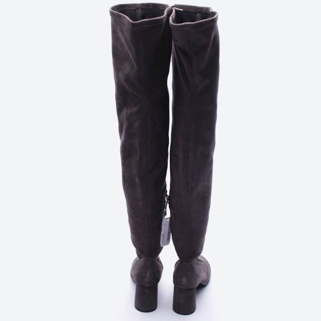 Image 3 of Overknee Boots EUR 40 Dark Gray in color Gray | Vite EnVogue