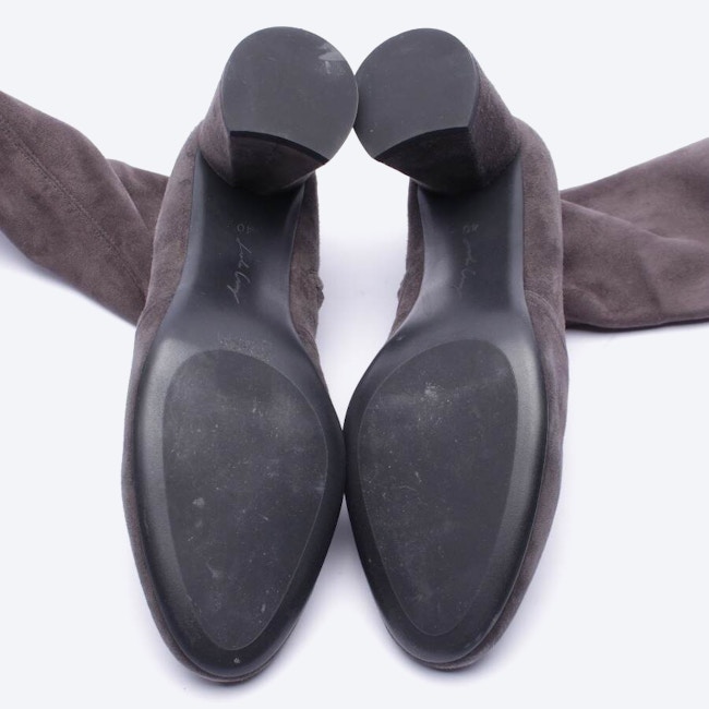 Image 4 of Overknee Boots EUR 40 Dark Gray in color Gray | Vite EnVogue