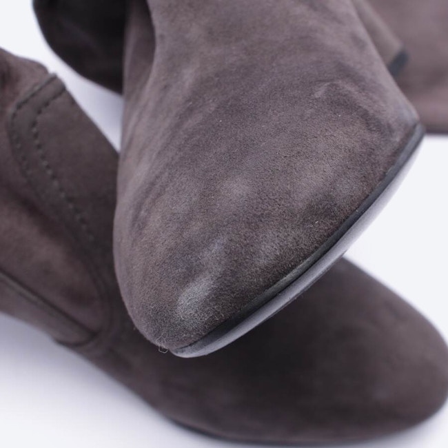 Image 5 of Overknee Boots EUR 40 Dark Gray in color Gray | Vite EnVogue