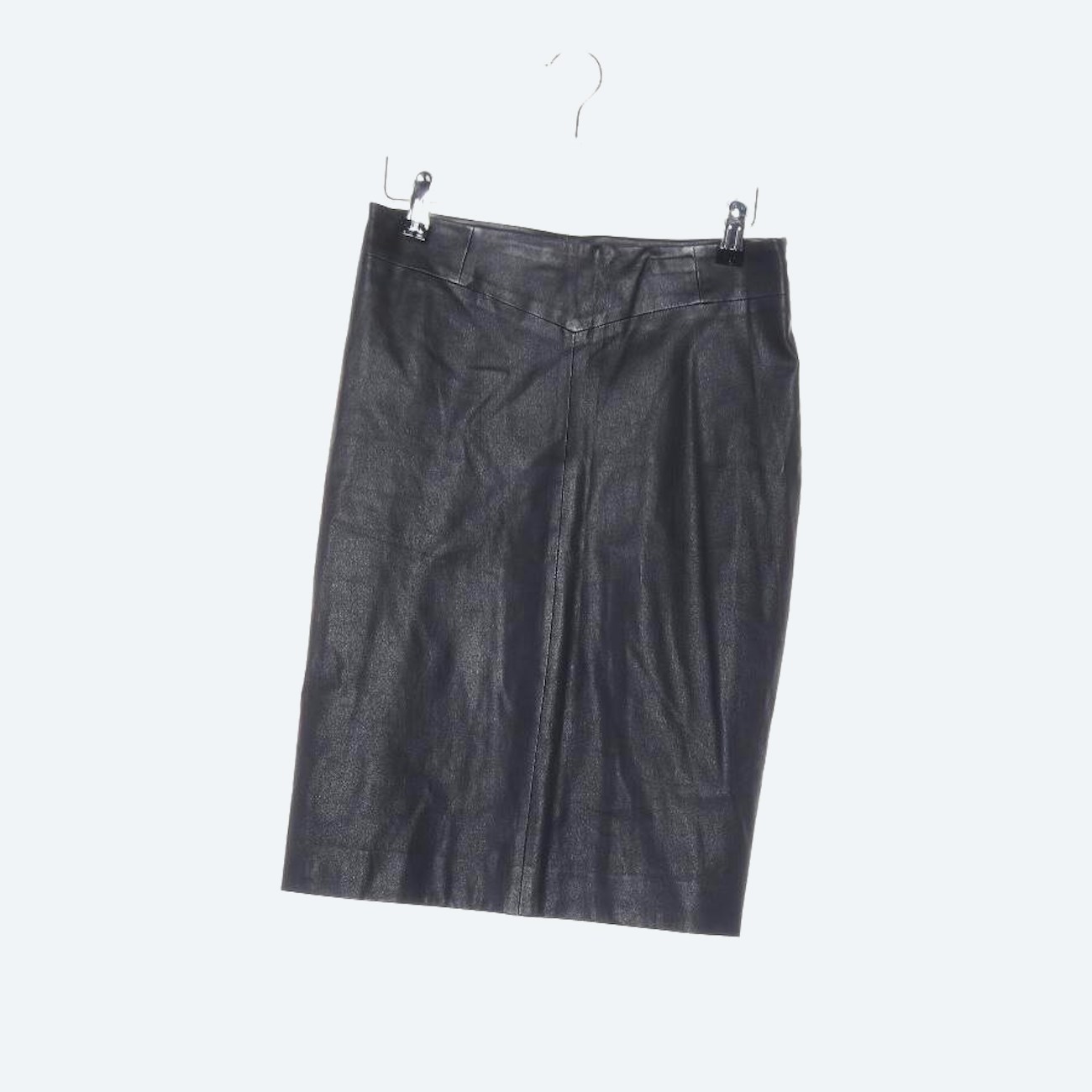 Image 1 of Leather Skirt 36 Black in color Black | Vite EnVogue