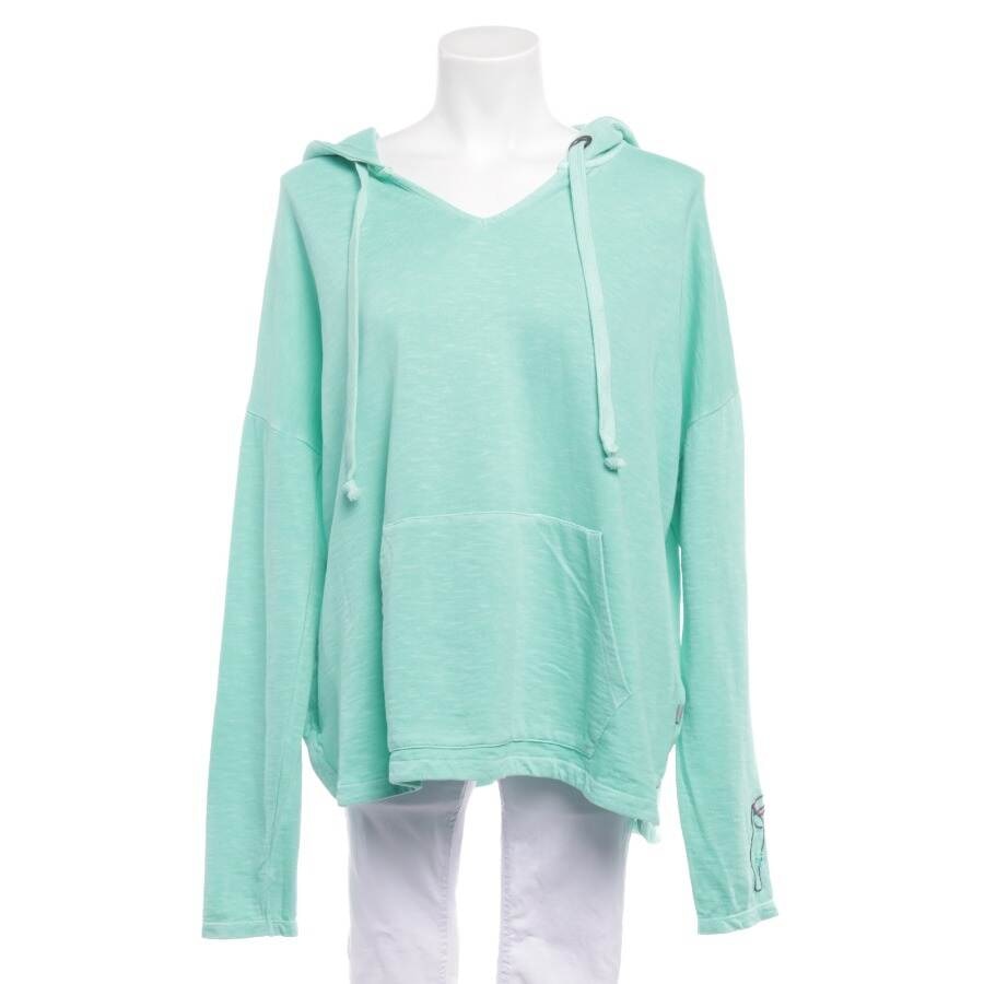 Image 1 of Hooded Sweatshirt 2XL Turquoise in color Blue | Vite EnVogue