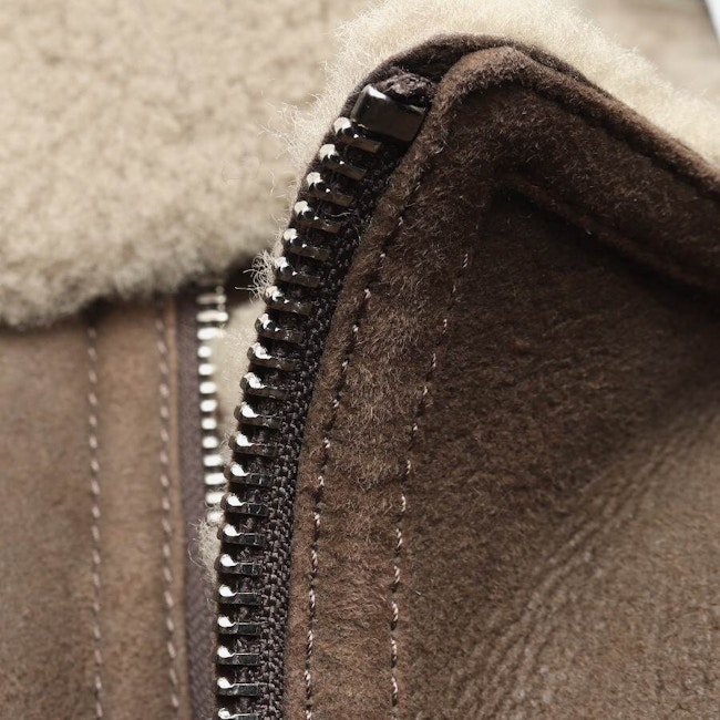 Image 3 of Leather Jacket 50 Dark Brown in color Brown | Vite EnVogue
