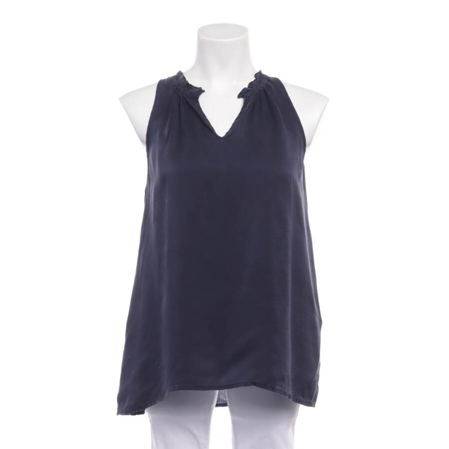 Image 1 of Silk Top S Navy in color Blue | Vite EnVogue