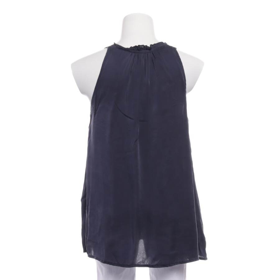 Image 2 of Silk Top S Navy in color Blue | Vite EnVogue