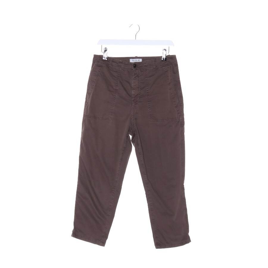 Image 1 of Trousers W26 Dark Brown in color Brown | Vite EnVogue