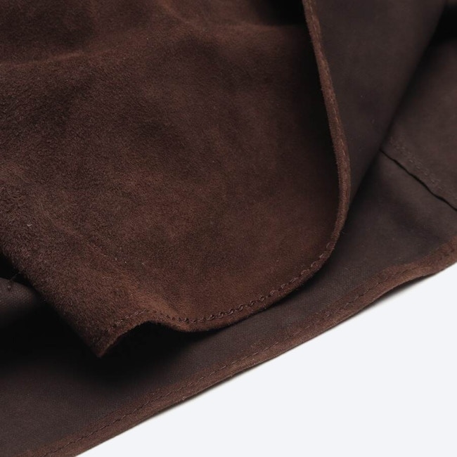 Image 5 of Leather Dress 40 Dark Brown in color Brown | Vite EnVogue