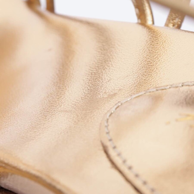 Image 6 of Heeled Sandals EUR 39.5 Gold in color Metallic | Vite EnVogue
