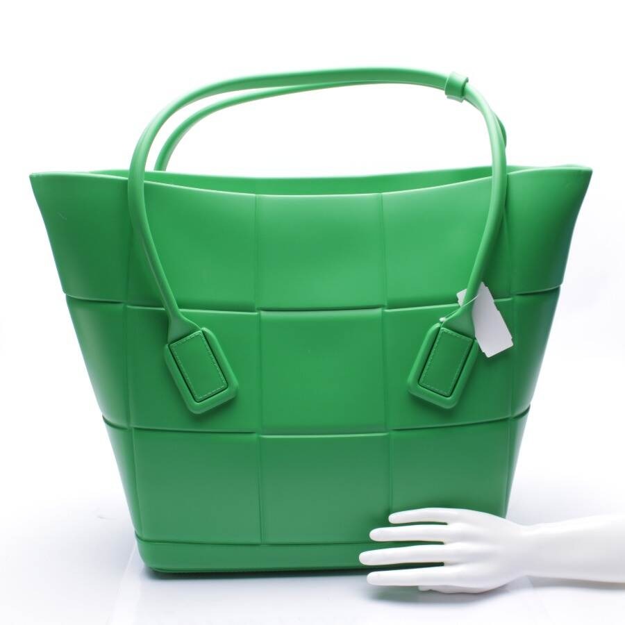 Image 4 of Large Arco Shopper Green in color Green | Vite EnVogue
