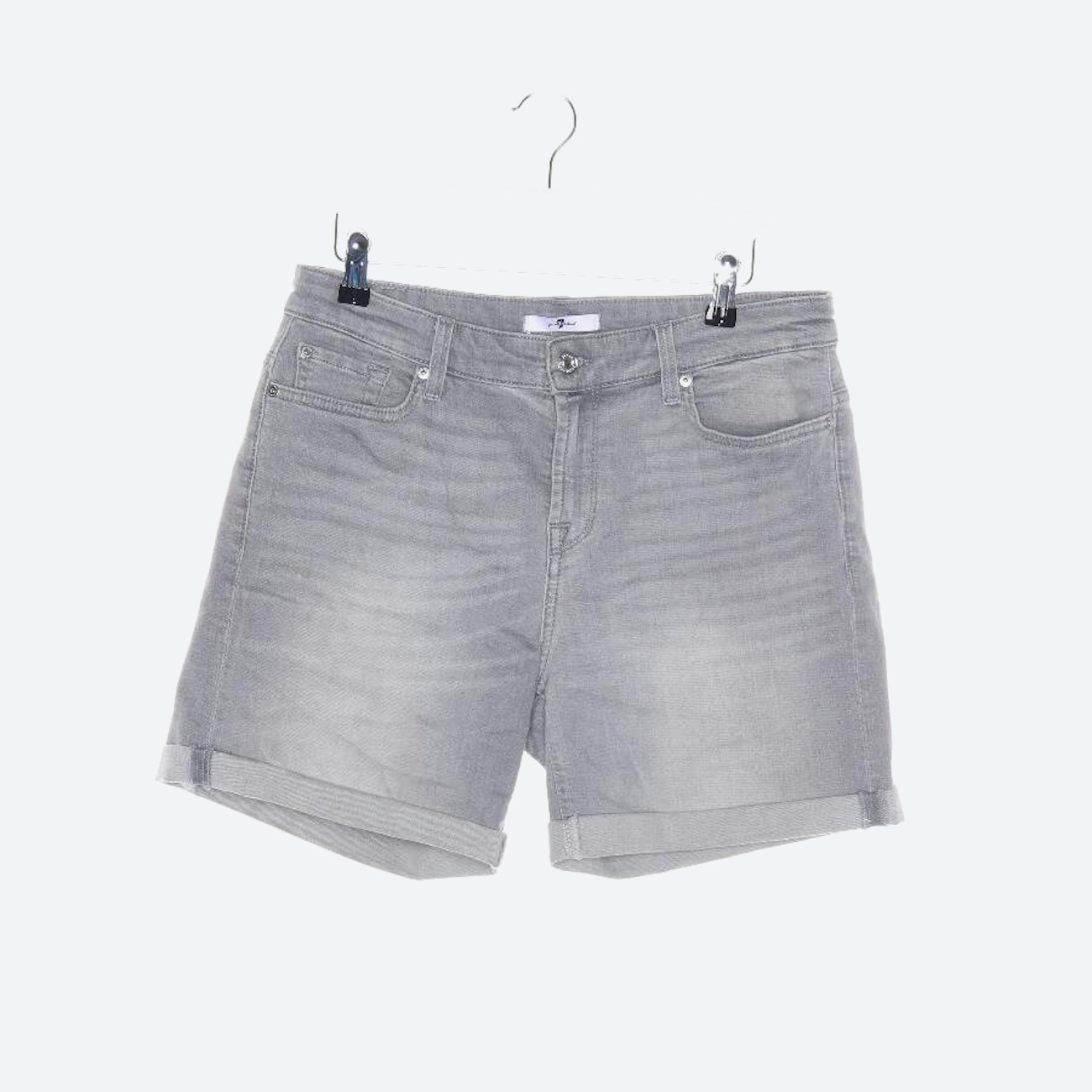 Image 1 of Shorts W28 Light Gray in color Gray | Vite EnVogue