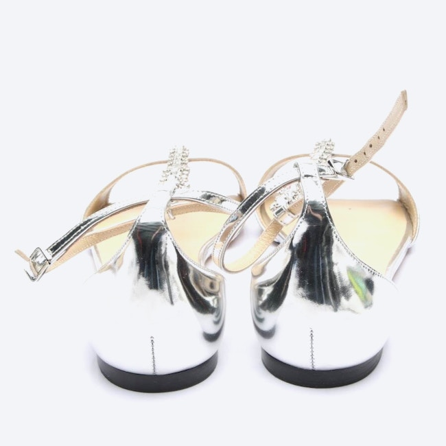 Image 3 of Strappy Sandals EUR 39 Silver in color Metallic | Vite EnVogue