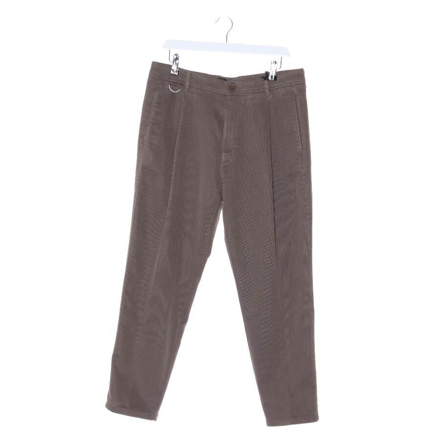 Image 1 of Trousers W32 Dark Brown in color Brown | Vite EnVogue