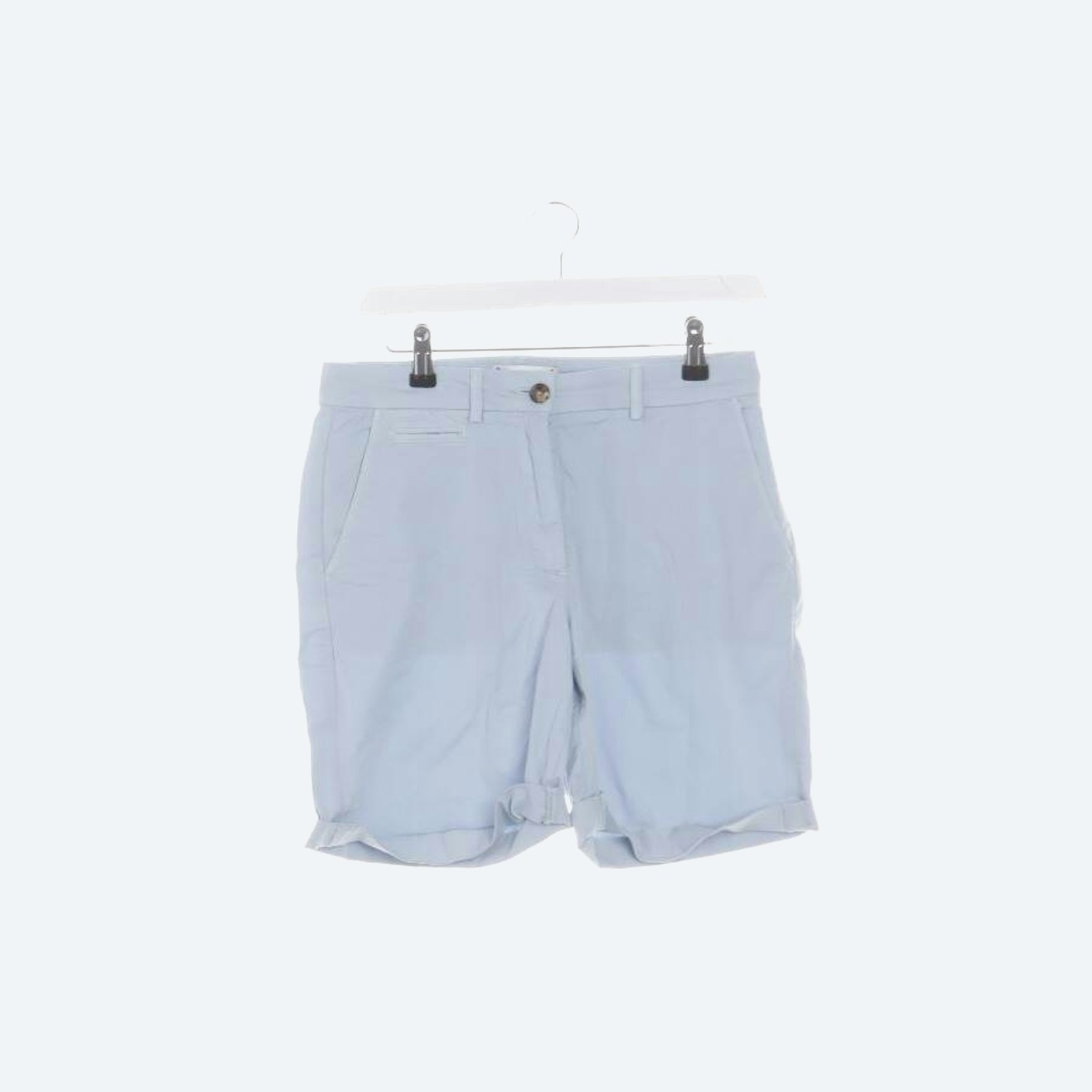Image 1 of Shorts 34 Light Blue in color Blue | Vite EnVogue