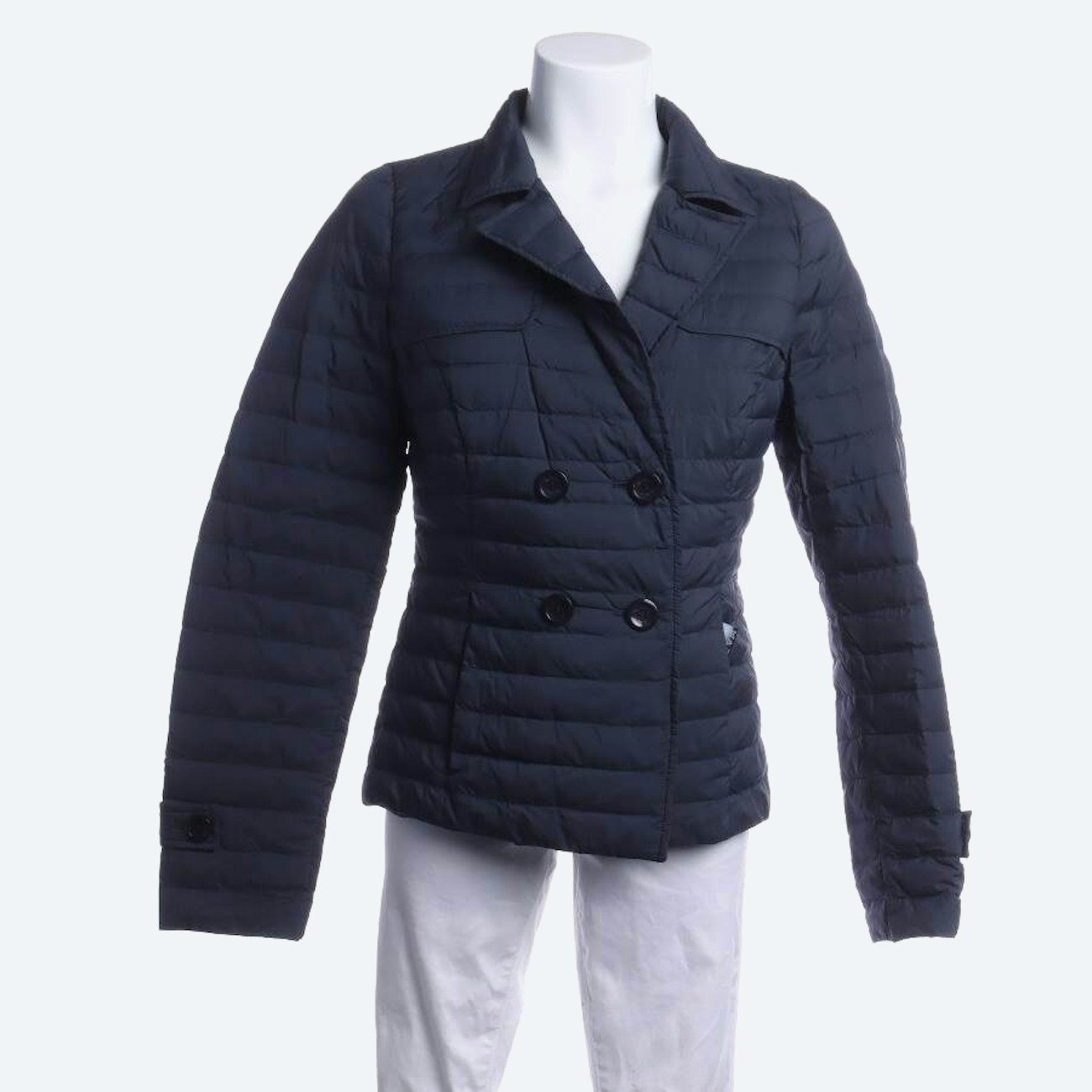 Image 1 of Quilted Jacket 38 Navy in color Blue | Vite EnVogue