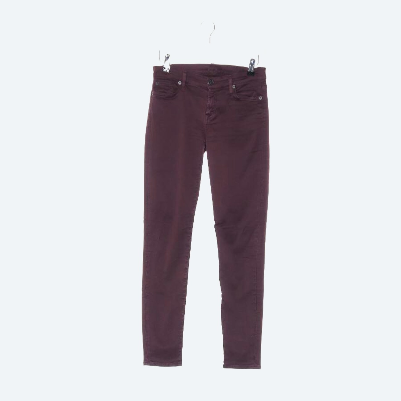 Image 1 of Trousers W25 Bordeaux in color Red | Vite EnVogue