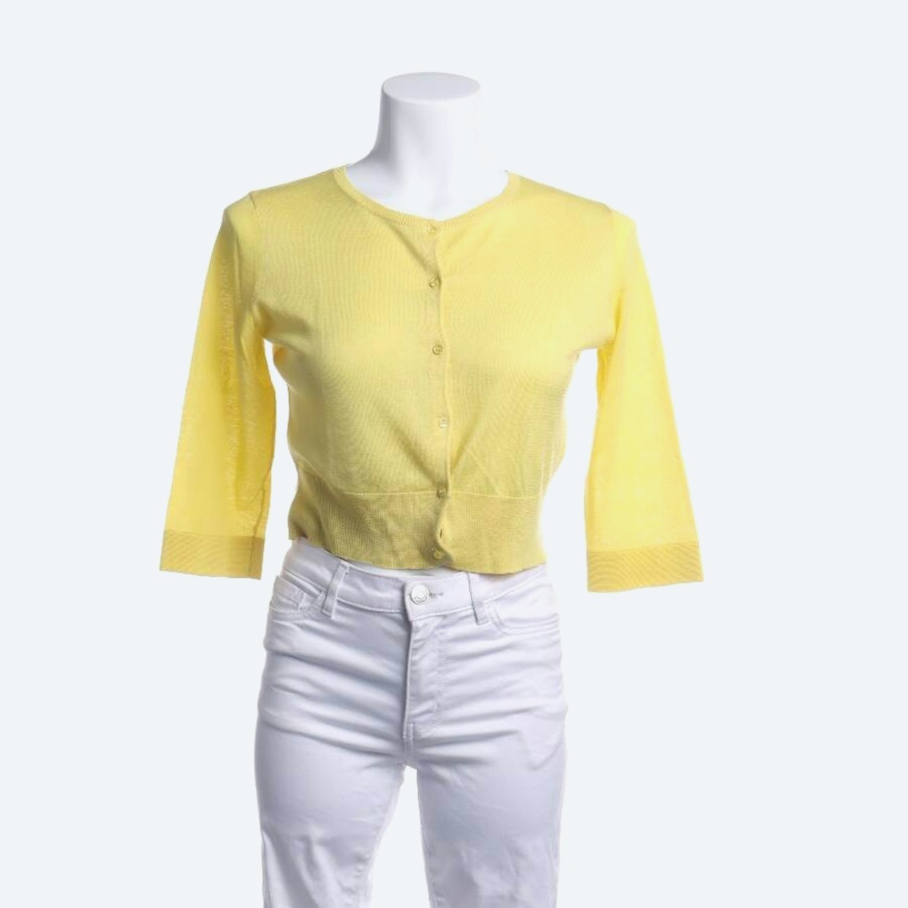 Image 1 of Cardigan 40 Yellow in color Yellow | Vite EnVogue