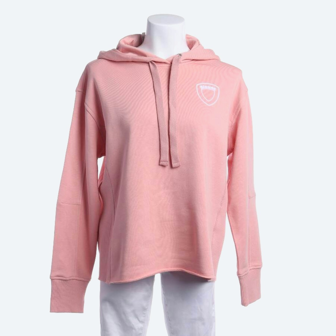 Image 1 of Hooded Sweatshirt L Light Pink in color Pink | Vite EnVogue