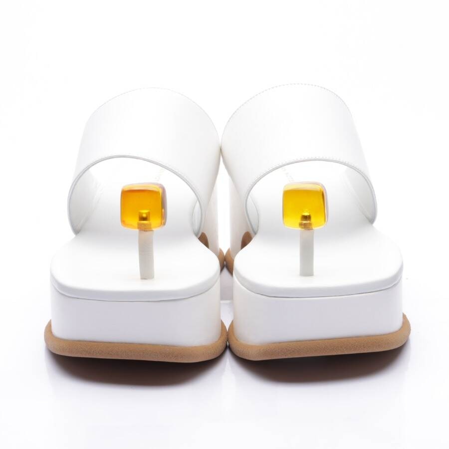 Image 2 of Heeled Sandals EUR 39 White in color White | Vite EnVogue