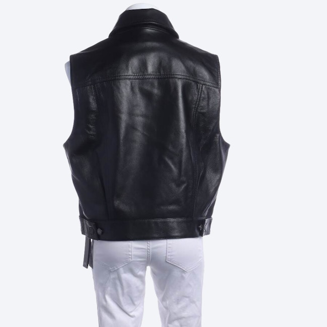 Image 2 of Leather Vest 38 Black in color Black | Vite EnVogue